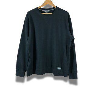 Men's EDDIE BAUER Black Lightweight Everyday Stretch Sweatshirt XL